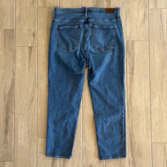 Madewell Perfect Vintage Jeans Women's 33 Blue Denim Stretch 90s Mom - Picture 9 of 12